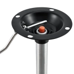 HOKER PUFA TABORET TONIA DO TOALETKI KOSMETYCZNEJ PODUSZKA Z EKOSKÓRY BIAŁY