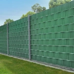 TAŚMA OGRODZENIOWA PVC Z KLIPSAMI ZIELONA DO OGRODZEŃ PANELOWYCH