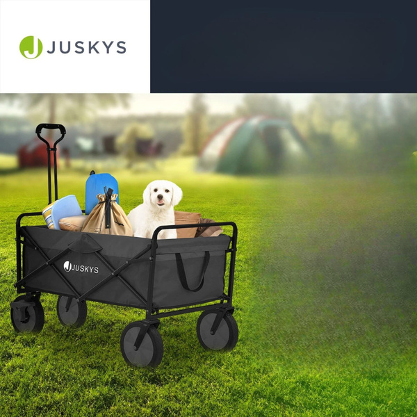 WÓZEK PRZYCZEPKA TRANSPORTOWA BAGAŻOWA PLAŻOWA DO 100KG SKŁADANA