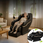 FOTEL MASUJĄCY MASAŻ ROLKOWY POWIETRZNY SHIATSU ZERO GRAVITY + BLUETOOTH