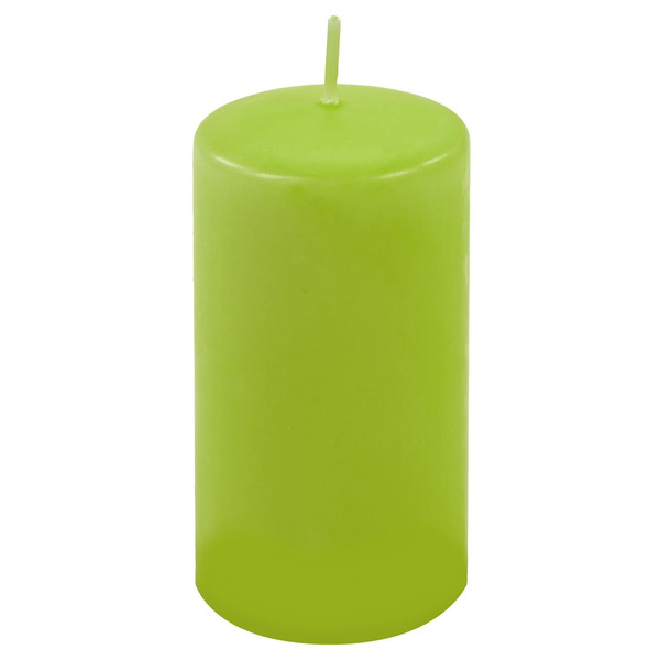 ŚWIECE STOŁOWE ZIELONE 16x 11,5x6 CM ŚWIECZKI WALCOWE TRADYCYJNE KOLUMNOWE