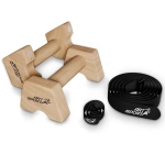 2x UCHWYTY DO POMPEK DREWNIANE PORĘCZE PARALETKI M ANTYPOŚLIZGOWA PODSTAWA