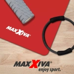 MAXXIVA CZERWONA MATA PIANKOWA 190x60x1,5cm DO ĆWICZEŃ / JOGI / FITNESS