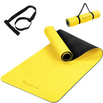 ŻÓŁTA MATA TPE 190x60x0,6cm DO GIMNASTYKI FITNESS
