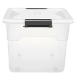 4x POJEMNIK 45L DO PRZECHOWYWANIA Z POKRYWĄ ZESTAW UNIWERSALNY ORGANIZER