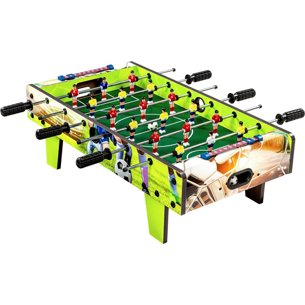 KOLOROWA MINI GRA PIŁKARZYKI 70x37x25 CM STÓŁ PIŁKARSKI
