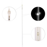 BIAŁE LAMPKI SOPLE PADAJĄCY ŚNIEG 480 LED METEORYT 50 CM