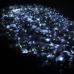 BIAŁE LAMPKI CHOINKOWE 100 LED NA BATERIE + PILOT