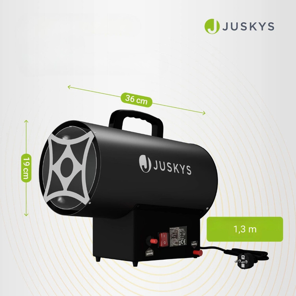 NAGRZEWNICA GAZOWA 15 kW MOBILNA DMUCHAWA GRZEJNIK PIECYK + WĄŻ REDUKTOR