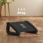 PODNÓŻEK BIUROWY Z MASAŻEM REGULACJĄ WYSOKOŚCI ERGONOMICZNY 44 x 32,5 cm 