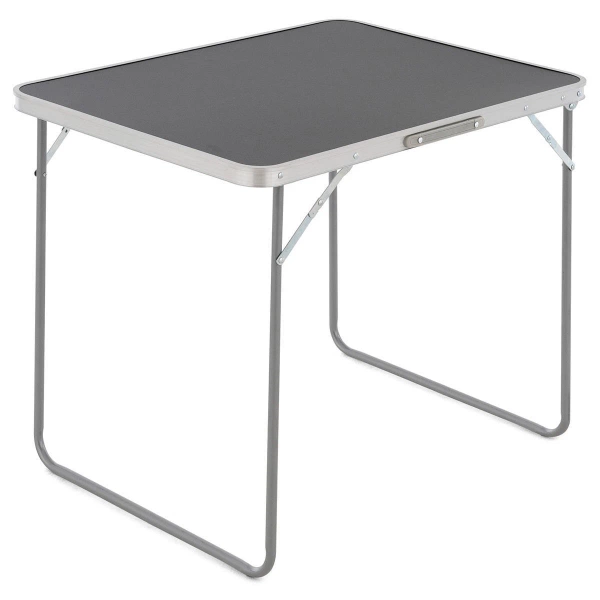 LEKKI STOLIK KEMPINGOWY SKŁADANY 80×60×70 CM Z UCHWYTEM