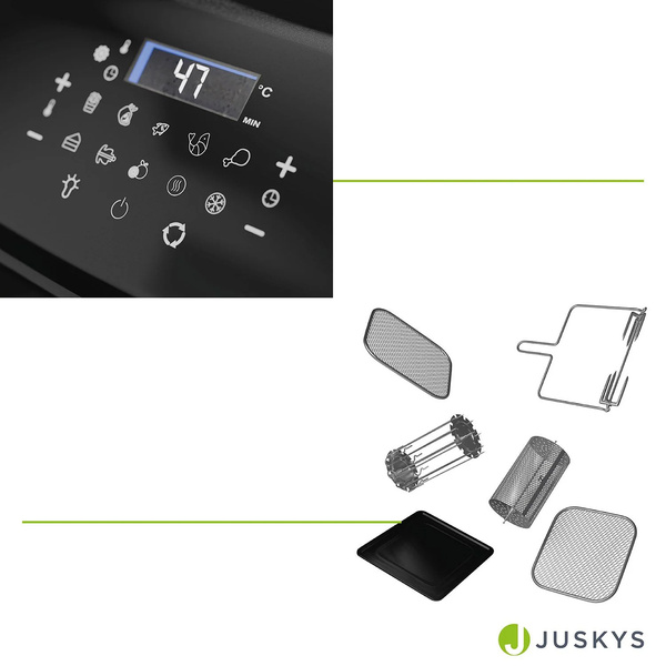 MULTICOOKER FRYTKOWNICA BEZTŁUSZCZOWA AIRFRYER 12L GARNEK ELEKTRYCZNY 1700W