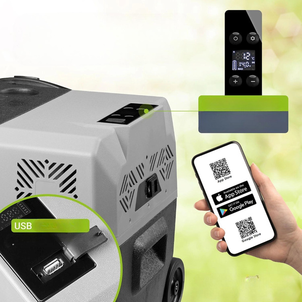 KOMPRESOROWA LODÓWKA TURYSTYCZNA 30L ELEKTRYCZNA SAMOCHODOWA 12V/24V 230V