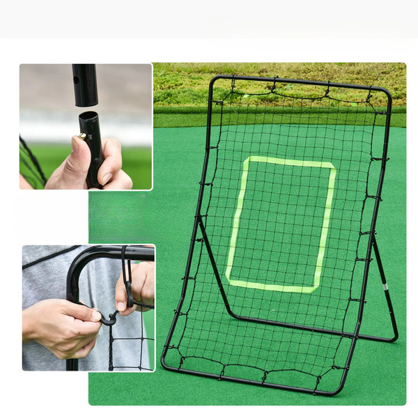 SIATKA DO ODBIĆ BASEBALL REBOUNDER 140 cm BRAMKA TRENINGOWA PIŁKARSKA