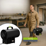 NAGRZEWNICA GAZOWA 15 kW MOBILNA DMUCHAWA GRZEJNIK PIECYK + WĄŻ REDUKTOR