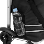 WÓZEK 3w1 NA ZAKUPY ZAKUPOWY NA SCHODY TORBA NA KÓŁKACH SKŁADANY CZARNY