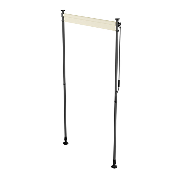 MARKIZA PIONOWA 100x310 CM ROZPOROWA BALKONOWA TARASOWA ROLETA BEŻOWA