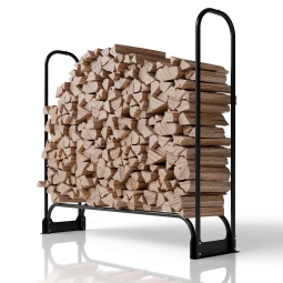 STOAJK REGAŁ NA DREWNO KOMINKOWE M DO PRZECHOWYWANIA NA TARAS + POKROWIEC