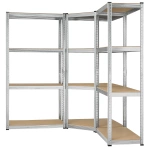 3x ZESTAW REGAŁ METALOWY MAGAZYNOWY 160x80x40 960KG PIWNICA WARSZTAT GARAŻ