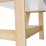 BIURKO DZIECIĘCE REGULOWANE Z SZUFLADAMI STOLIK DO NAUKI STÓŁ KREŚLARSKI