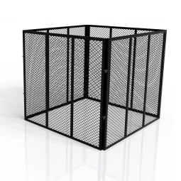 METALOWY KOMPOSTOWNIK OGRODOWY 800L STAL OCYNKOWANA SZYBKI MONTAŻ CZARNY