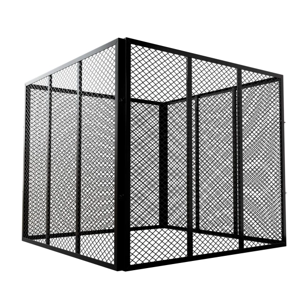 METALOWY KOMPOSTOWNIK OGRODOWY 800L STAL OCYNKOWANA SZYBKI MONTAŻ CZARNY