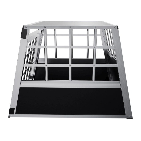 TRANSPORTER DLA PSA ZWIERZĄT ALUMINIOWA KLATKA PODRÓŻNA DO AUTA BAGAŻNIKA M