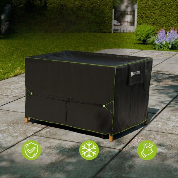 POKROWIEC 150X90X75 NA MEBLE OGRODOWE STÓŁ KRZESŁA WODOODPORNY PLANDEKA UV