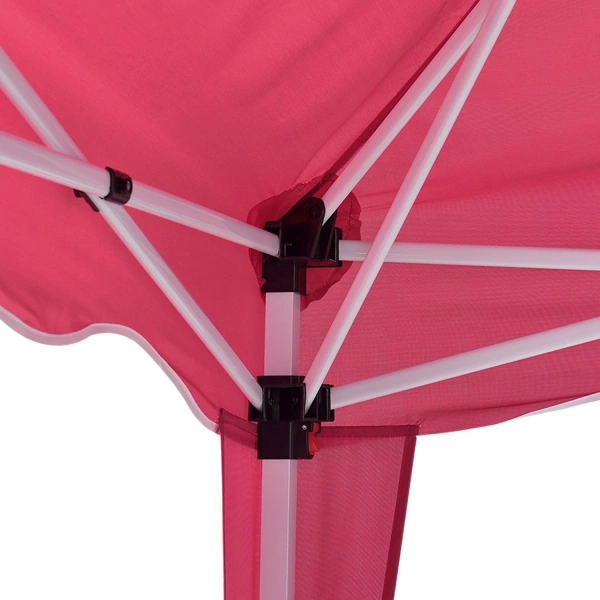 CZERWONY PAWILON OGRODOWY 3X3 NAMIOT IMPREZOWY HANDLOWY EKSPRESOWY STELAŻ