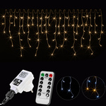 LAMPKI ZWISAJĄCE KURTYNA NA DOM OGRÓD 600 LED + PILOT