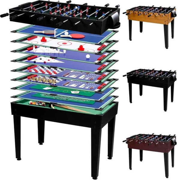 MULTIGRA 15w1 STÓŁ PIŁKARSKI BILARD TENIS POKER