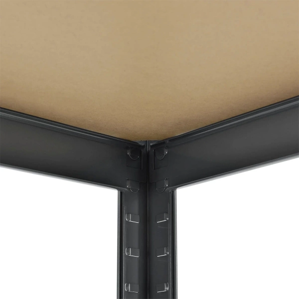 6x REGAŁ MAGAZYNOWY 180x90x40CM 5250KG SZARY METALOWY PÓŁKI GARAŻ PIWNICA