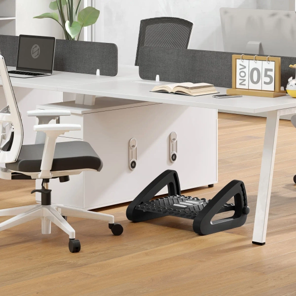 PODNÓŻEK BIUROWY Z MASAŻEM REGULACJĄ WYSOKOŚCI ERGONOMICZNY 44 x 32,5 cm 