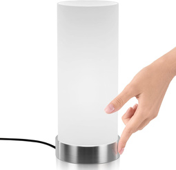 LAMPKA NOCNA STOŁOWA LAMPA PROSTA STOJĄCA ZE ŚCIEMNIACZ DOTYKOWA
