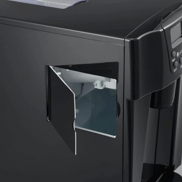 KOSTKARKA DO LODU MASZYNA DO KOSTEK 12KG LÓD DYSTRYBUTOR WODY CZARNY