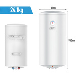 BOJLER 80L ELEKTRYCZNY PODGRZEWACZ WODY 1500W EMALIOWANY ZBIORNIK ANTICALC