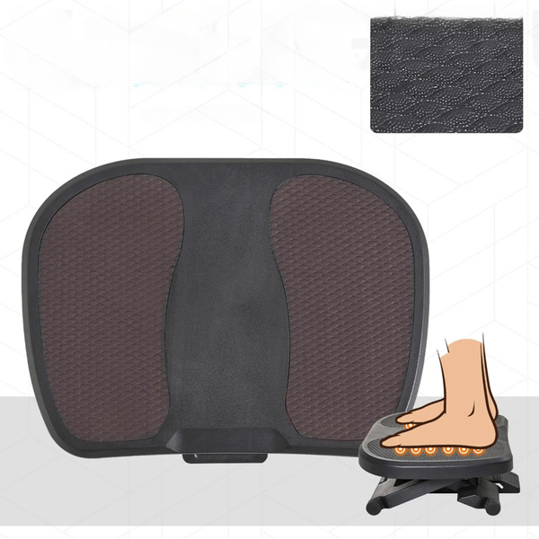 PODNÓŻEK BIUROWY Z REGULACJĄ WYSOKOŚCI ERGONOMICZNY ANTYPOŚLIZGOWY V2
