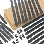 2x REGAŁ MAGAZYNOWY 180x90x40 CM 1750KG METALOWY PÓŁKI GARAŻ PIWNICA SZARY 