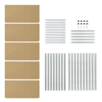 REGAŁ MAGAZYNOWY 200x100x60 CM 875KG METALOWY PÓŁKI GARAŻ WARSZTAT PIWNICA