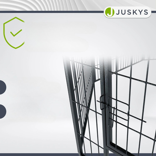 KOJEC DLA PSA KOTA KRÓLIKA ZWIERZĄT METALOWY WYBIEG KLATKA ZAGRODA SKŁADANA