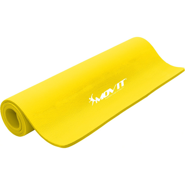 ŻÓŁTA MATA PIANKOWA 190x100x1,5cm DO ĆWICZEŃ / FITNESS