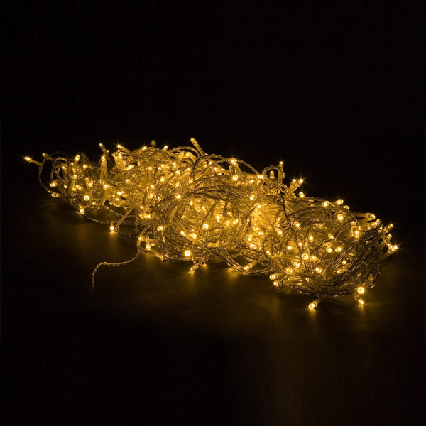 LAMPKI CHOINKOWE 200 DIOD LED OZDOBA ŚWIĄTECZNA ŁAŃCUCH ŚWIETLNY + PILOT