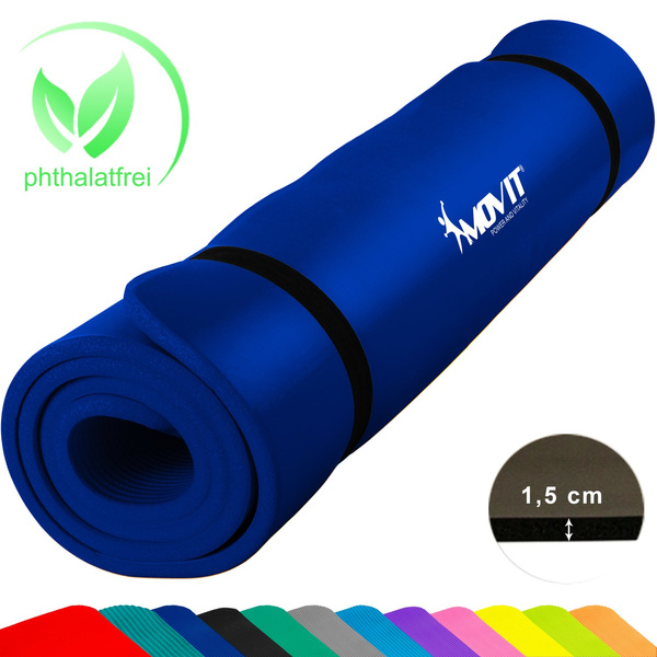 GRANATOWA MATA PIANKOWA 190x100x1,5cm DO ĆWICZEŃ / GIMNASTYKI / FITNESS