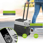KOMPRESOROWA LODÓWKA TURYSTYCZNA 30L ELEKTRYCZNA SAMOCHODOWA 12V/24V 230V