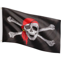 FLAGA PIRACKA BANDERA PIRATÓW 120x80 CM NA MASZT