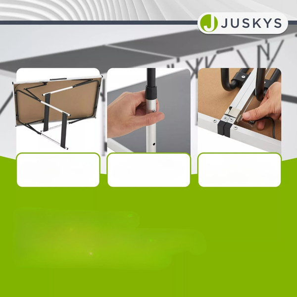 3x STÓŁ SKŁADANY REGULOWANY STOLIK OGRODOWY CATERINGOWY TURYSTYCZNY WALIZKA