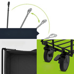 WÓZEK PRZYCZEPKA TRANSPORTOWA BAGAŻOWA PLAŻOWA DO 100KG SKŁADANA