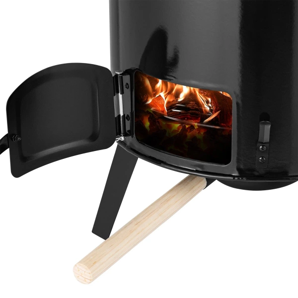 GRILL KOCIOŁEK MYŚLIWSKI EMALIOWANY PIECYK GARNEK  NA GULASZ 17L + 8L 