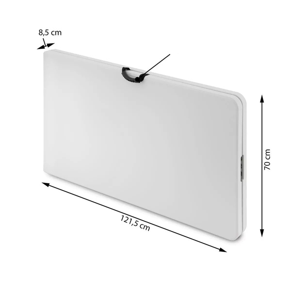 STÓŁ SKŁADANY CATERINGOWY BANKIETOWY 240 CM XXL CAMPINGOWY Z UCHWYTEM