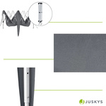 SZARY PAWILON OGRODOWY 3X3 m NAMIOT IMPREZOWY HANDLOWY EKSPRESOWY STELAŻ